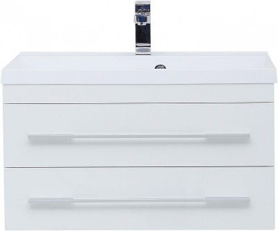 Тумба с раковиной Aquanet Верона 75 212868 подвесная Белая