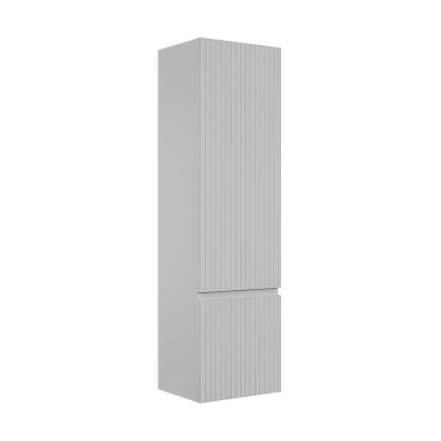 Шкаф пенал AQUAme S1 33 AQM9001GM подвесной цвет Серый