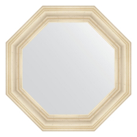 Зеркало Evoform Octagon 74х74 BY 7367 в багетной раме - Травленое серебро 99, купить, цена, заказать, магазин, доставка, скидка, промокод, купить, цена, заказать, магазин, доставка, скидка, промокод