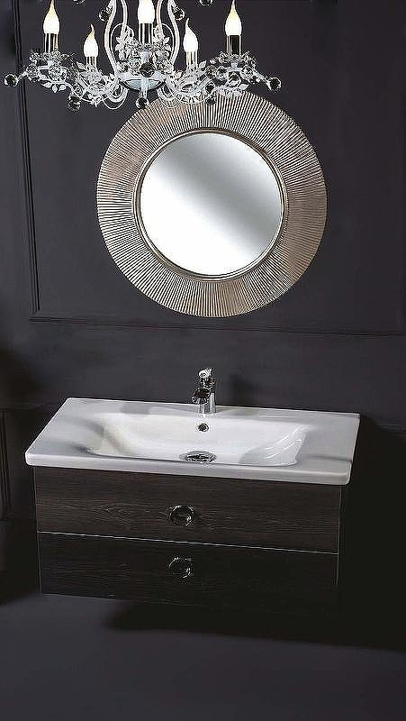 Тумба под раковину Boheme Armadi Art NeoArt 100 830-100-BW подвесная Black Wood, купить, цена, заказать, магазин, доставка, скидка, промокод, купить, цена, заказать, магазин, доставка, скидка, промокод