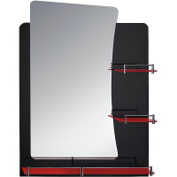 Зеркало Frap 60 F678 Черное, купить, цена, заказать, магазин, доставка, скидка, промокод, купить, цена, заказать, магазин, доставка, скидка, промокод