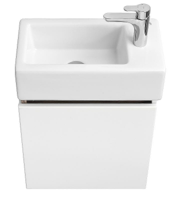 Тумба под раковину Aquaton Эклипс 45 М R 1A172801EK49R подвесная Белый Эбони светлый