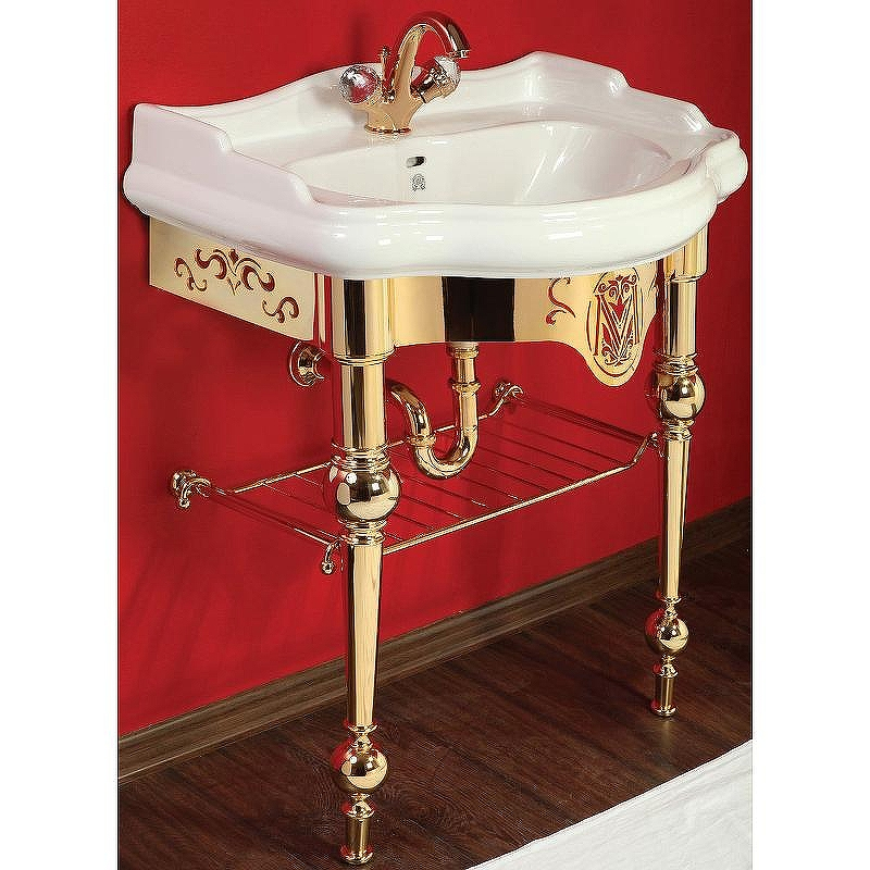 Консоль под раковину Migliore Bella 73 20718 Золото, купить, цена, заказать, магазин, доставка, скидка, промокод, купить, цена, заказать, магазин, доставка, скидка, промокод