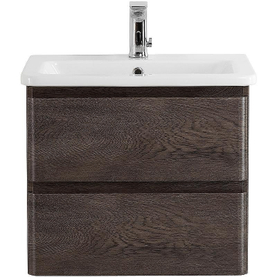 Тумба под раковину BelBagno 60 ALBANO-CER-600-2C-SO-RNG подвесная Robere Nature Grigio