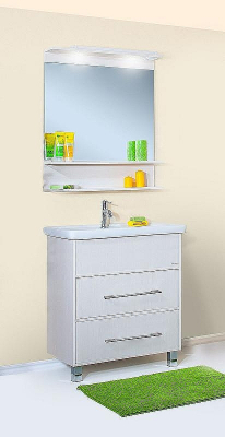 Тумба под раковину Бриклаер Чили 80 4627125415012 Светлая лиственница