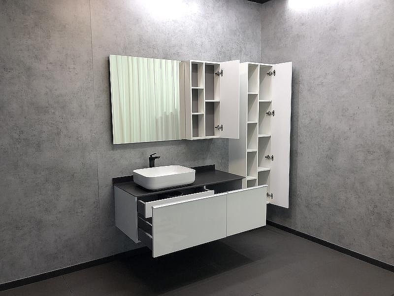 Зеркало со шкафом Comforty Милан 120 00004136261 Белый глянец, купить, цена, заказать, магазин, доставка, скидка, промокод, купить, цена, заказать, магазин, доставка, скидка, промокод