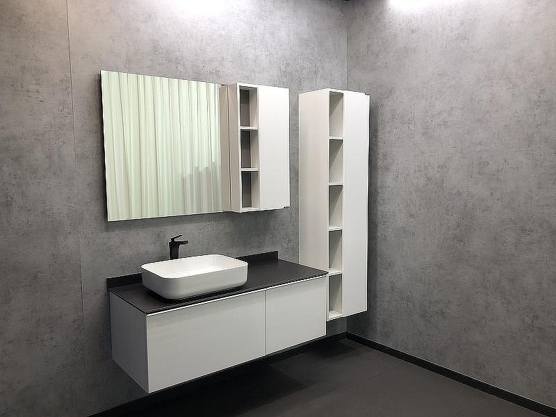 Зеркало со шкафом Comforty Милан 120 00004136261 Белый глянец, купить, цена, заказать, магазин, доставка, скидка, промокод, купить, цена, заказать, магазин, доставка, скидка, промокод