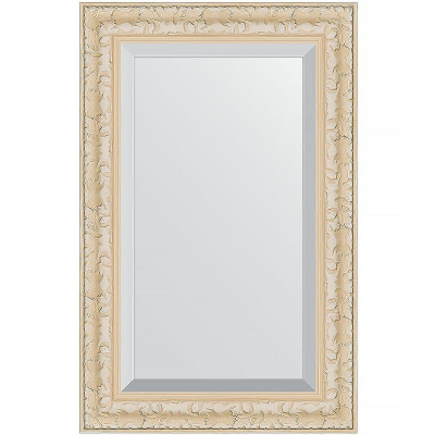 Зеркало Evoform Exclusive 85х55 BY 1232 с фацетом в багетной раме - Старый гипс 82