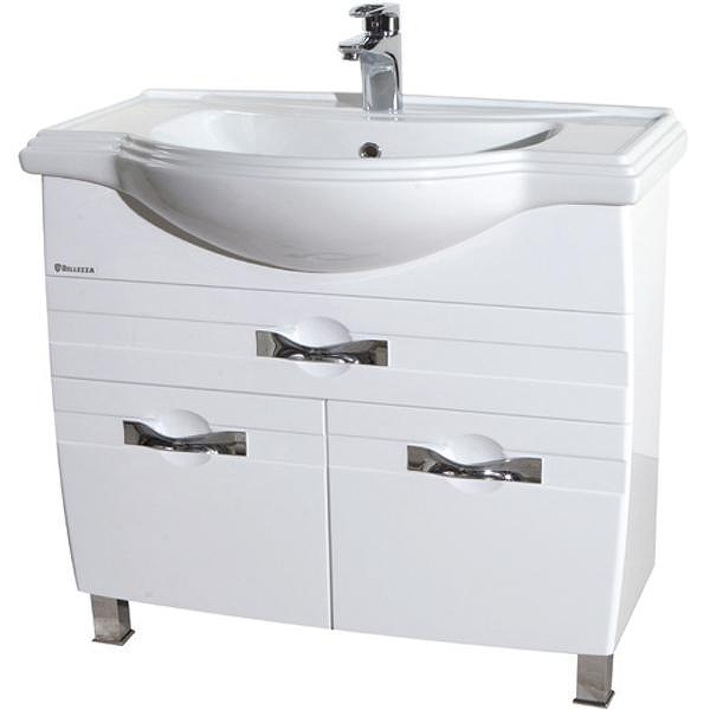 Тумба под раковину Bellezza Абрис 80 4639719130010 Белая, купить, цена, заказать, магазин, доставка, скидка, промокод, купить, цена, заказать, магазин, доставка, скидка, промокод