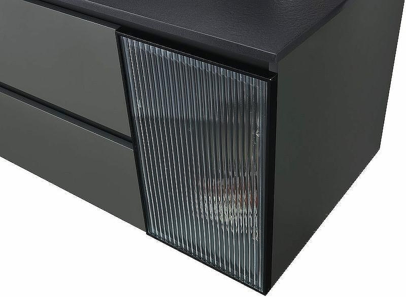 Тумба с раковиной Orans BC-2055-1000L 100 2055100L подвесная Темно-серая, купить, цена, заказать, магазин, доставка, скидка, промокод, купить, цена, заказать, магазин, доставка, скидка, промокод