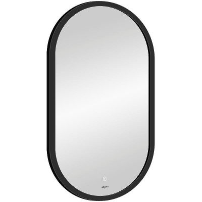 Зеркало Reflexion Arabica 450х800 RF5020AR с подсветкой Черное с сенсорным выключателем и диммером