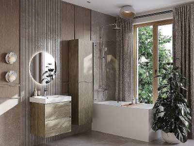 Тумба под раковину Roca Ona 60 A857613511 подвесная Темный вяз