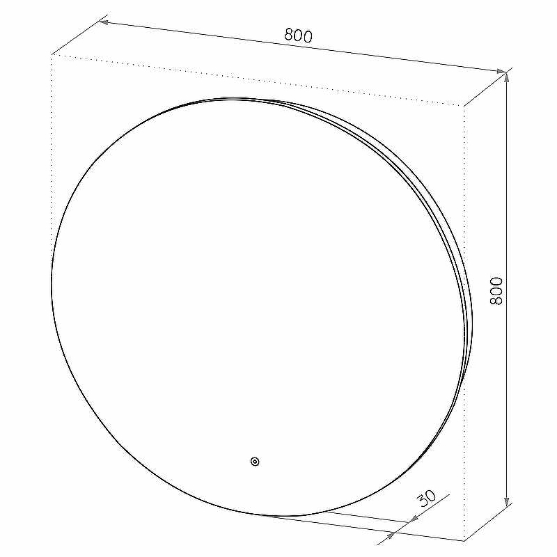 Зеркало Континент Ajour Eco 800х800 ЗЛП2809 с подсветкой с сенсорным выключателем с диммером, купить, цена, заказать, магазин, доставка, скидка, промокод, купить, цена, заказать, магазин, доставка, скидка, промокод