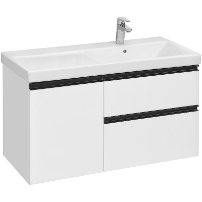 Тумба под раковину Roca Domi 100 R A857478806 подвесная Белый глянец