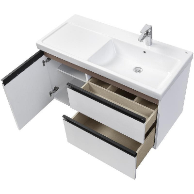 Тумба под раковину Roca Domi 100 R A857478806 подвесная Белый глянец