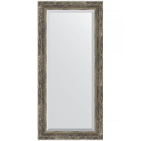 Зеркало Evoform Exclusive 113х53 BY 3486 с фацетом в багетной раме - Старое дерево с плетением 70, купить, цена, заказать, магазин, доставка, скидка, промокод, купить, цена, заказать, магазин, доставка, скидка, промокод