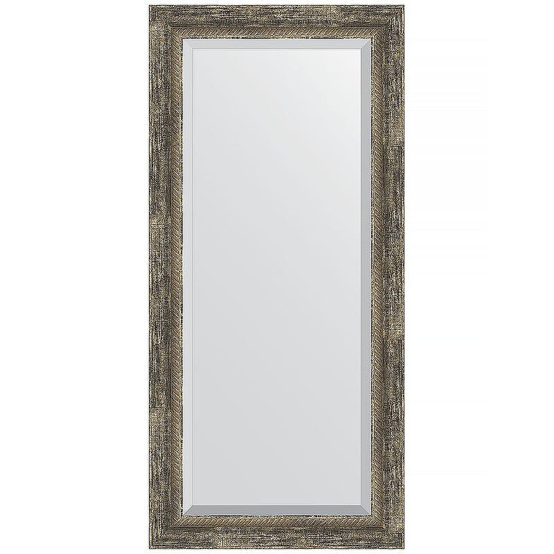 Зеркало Evoform Exclusive 113х53 BY 3486 с фацетом в багетной раме - Старое дерево с плетением 70, купить, цена, заказать, магазин, доставка, скидка, промокод, купить, цена, заказать, магазин, доставка, скидка, промокод