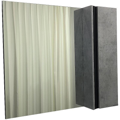 Зеркало со шкафом Comforty Эдинбург 90 00004147981 Бетон светлый