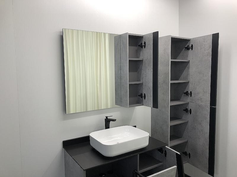 Зеркало со шкафом Comforty Эдинбург 90 00004147981 Бетон светлый, купить, цена, заказать, магазин, доставка, скидка, промокод, купить, цена, заказать, магазин, доставка, скидка, промокод