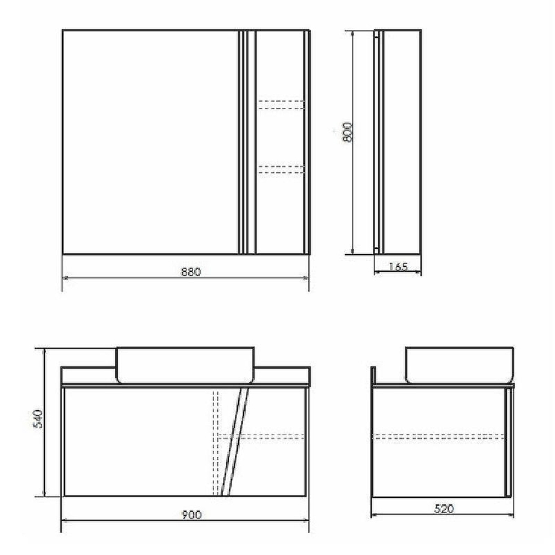 Зеркало со шкафом Comforty Эдинбург 90 00004147981 Бетон светлый, купить, цена, заказать, магазин, доставка, скидка, промокод, купить, цена, заказать, магазин, доставка, скидка, промокод