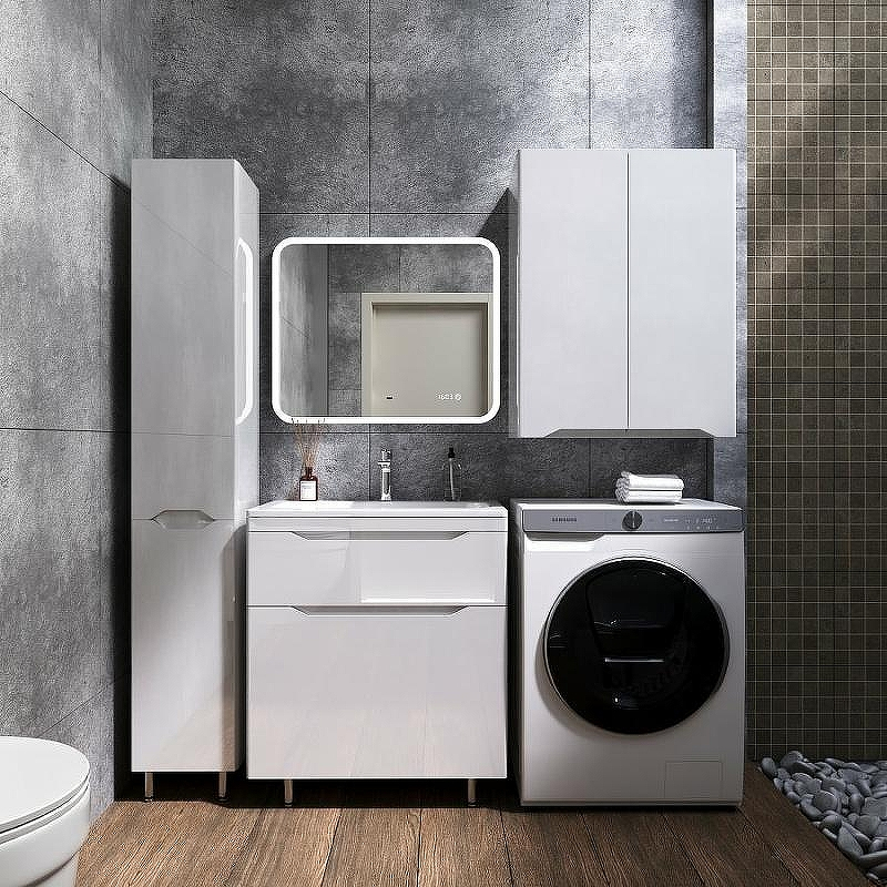 Тумба под раковину Style Line Марелла 70 Люкс Plus СС-00002399 Белый глянец антискрейтч, купить, цена, заказать, магазин, доставка, скидка, промокод, купить, цена, заказать, магазин, доставка, скидка, промокод