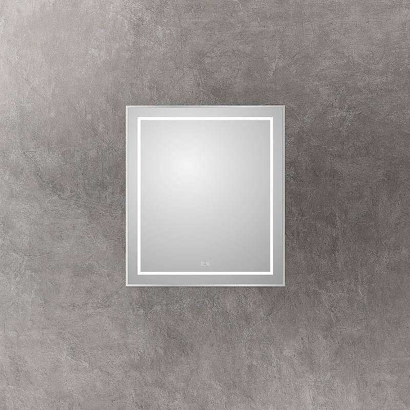 Зеркало BelBagno Kraft 70 SPC-KRAFT-700-800-LED-TCH-WARM с подсветкой Сатин с сенсорным выключателем и подогревом, купить, цена, заказать, магазин, доставка, скидка, промокод, купить, цена, заказать, магазин, доставка, скидка, промокод