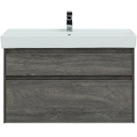 Тумба под раковину Aquanet Nova Lite 100 242582 подвесная Дуб рошелье, купить, цена, заказать, магазин, доставка, скидка, промокод, купить, цена, заказать, магазин, доставка, скидка, промокод