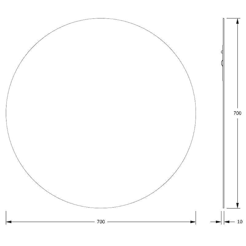 Зеркало Evoform Colora d70 BY 0453 с окантовкой - Черный цвет, купить, цена, заказать, магазин, доставка, скидка, промокод, купить, цена, заказать, магазин, доставка, скидка, промокод