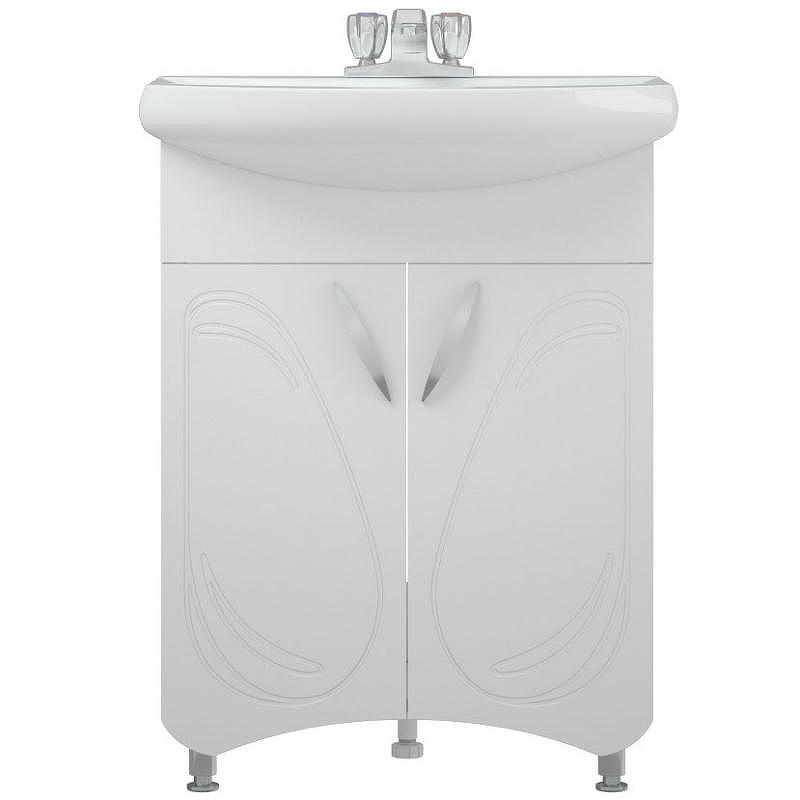 Тумба под раковину Corozo Кентис 60 SD-00000314 Белый, купить, цена, заказать, магазин, доставка, скидка, промокод, купить, цена, заказать, магазин, доставка, скидка, промокод