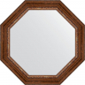 Зеркало Evoform Octagon 77х77 BY 3792 в багетной раме - Римская бронза 88, купить, цена, заказать, магазин, доставка, скидка, промокод, купить, цена, заказать, магазин, доставка, скидка, промокод