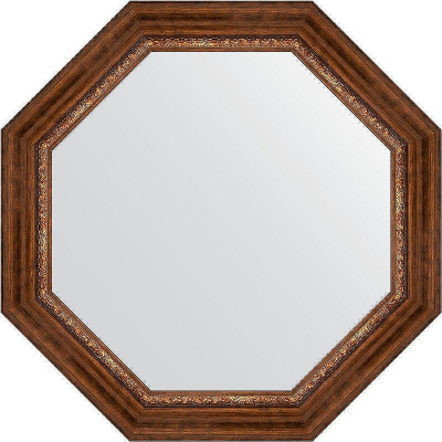 Зеркало Evoform Octagon 77х77 BY 3792 в багетной раме - Римская бронза 88