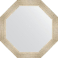 Зеркало Evoform Octagon 55х55 BY 3975 в багетной раме - Травленое серебро 59, купить, цена, заказать, магазин, доставка, скидка, промокод, купить, цена, заказать, магазин, доставка, скидка, промокод