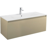 Тумба под раковину Art&Max Latina 100 AM-Latina-1000-1C-SO-BGM подвесная Серо-бежевая матовая, купить, цена, заказать, магазин, доставка, скидка, промокод, купить, цена, заказать, магазин, доставка, скидка, промокод