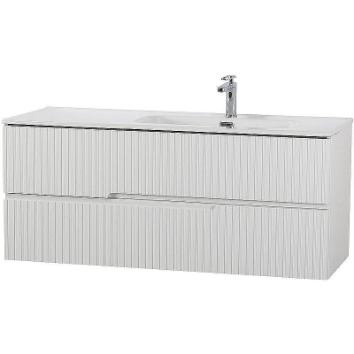 Тумба под раковину Cezares Duet-N 120 R DUET-N-1200-2C-SO-BL-R подвесная Bianco Lucido