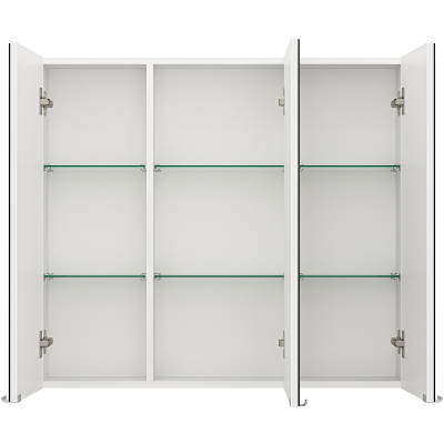 Зеркальный шкаф Misty Аура 90 Э-Аур02090-01 Белый