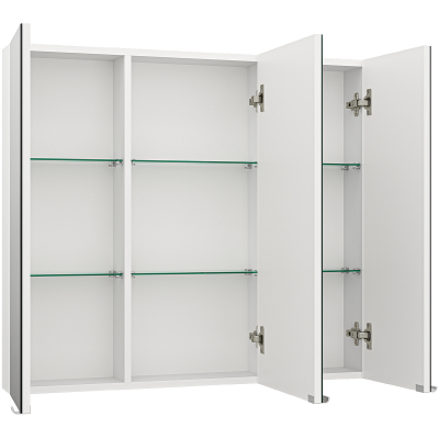 Зеркальный шкаф Misty Аура 90 Э-Аур02090-01 Белый