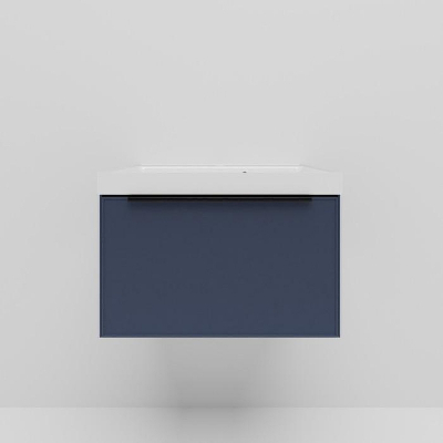 Тумба под раковину La Fenice Simpla 60 FNC-01-SIM-BG-60 подвесная Синяя матовая