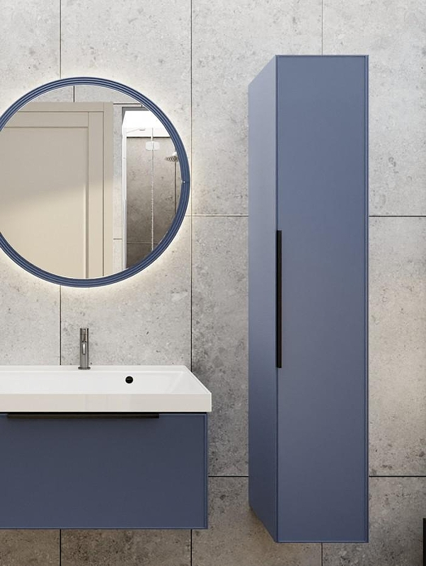 Тумба под раковину La Fenice Simpla 60 FNC-01-SIM-BG-60 подвесная Синяя матовая, купить, цена, заказать, магазин, доставка, скидка, промокод, купить, цена, заказать, магазин, доставка, скидка, промокод