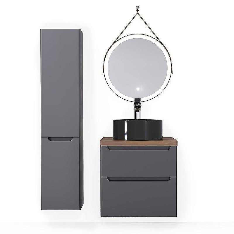 Зеркало Jorno Wood 60 Wood.02.60/ТК с подсветкой с бесконтактным выключателем, купить, цена, заказать, магазин, доставка, скидка, промокод, купить, цена, заказать, магазин, доставка, скидка, промокод