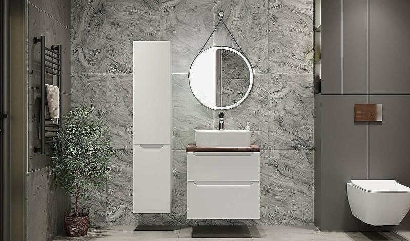 Зеркало Jorno Wood 60 Wood.02.60/ТК с подсветкой с бесконтактным выключателем, купить, цена, заказать, магазин, доставка, скидка, промокод, купить, цена, заказать, магазин, доставка, скидка, промокод