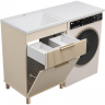 Тумба под раковину Brevita Enfida 120 ENF-07060-031Я с бельевой корзиной Бежевая матовая, купить, цена, заказать, магазин, доставка, скидка, промокод, купить, цена, заказать, магазин, доставка, скидка, промокод