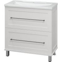 Тумба с раковиной Misty Марта 80 УТ000013291 Белая, купить, цена, заказать, магазин, доставка, скидка, промокод, купить, цена, заказать, магазин, доставка, скидка, промокод