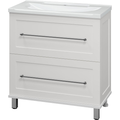 Тумба с раковиной Misty Марта 80 УТ000013291 Белая