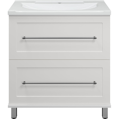 Тумба с раковиной Misty Марта 80 УТ000013291 Белая