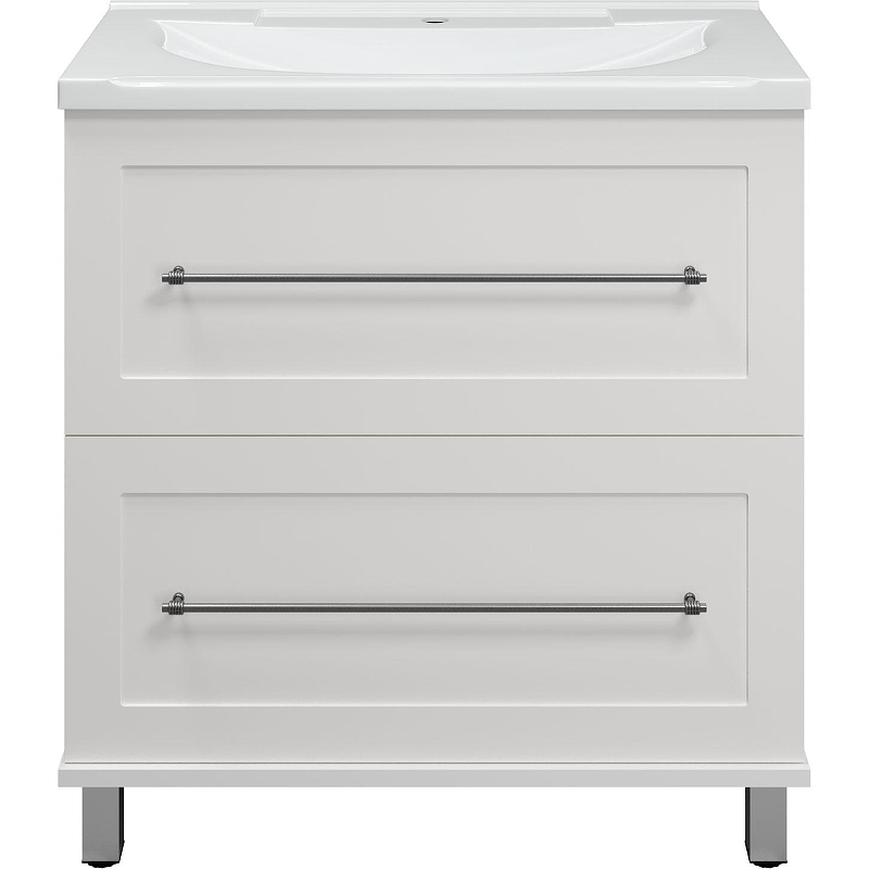 Тумба с раковиной Misty Марта 80 УТ000013291 Белая, купить, цена, заказать, магазин, доставка, скидка, промокод, купить, цена, заказать, магазин, доставка, скидка, промокод