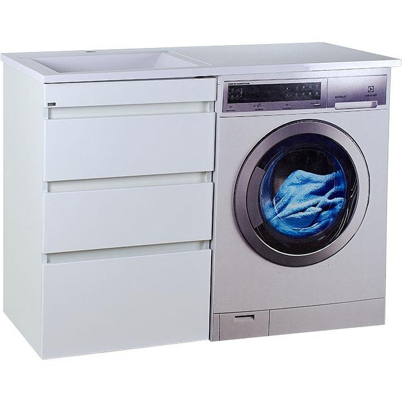 Тумба с раковиной Misty Фостер 120 L УТ000008234 Белая, купить, цена, заказать, магазин, доставка, скидка, промокод, купить, цена, заказать, магазин, доставка, скидка, промокод