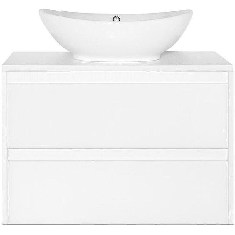 Тумба под раковину Style Line Монако 80 Люкс Plus ЛС-00000634 подвесная Осина белая Белый Лакобель, купить, цена, заказать, магазин, доставка, скидка, промокод, купить, цена, заказать, магазин, доставка, скидка, промокод