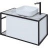 Тумба под раковину Aquanet Nova Lite Loft 90R 261651 подвесная Белый глянец, купить, цена, заказать, магазин, доставка, скидка, промокод, купить, цена, заказать, магазин, доставка, скидка, промокод
