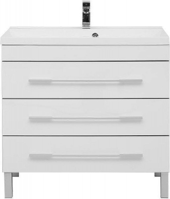 Тумба с раковиной Aquanet Верона 90 212872 Белая