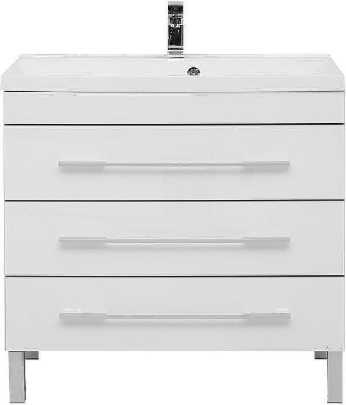 Тумба с раковиной Aquanet Верона 90 212872 Белая, купить, цена, заказать, магазин, доставка, скидка, промокод, купить, цена, заказать, магазин, доставка, скидка, промокод